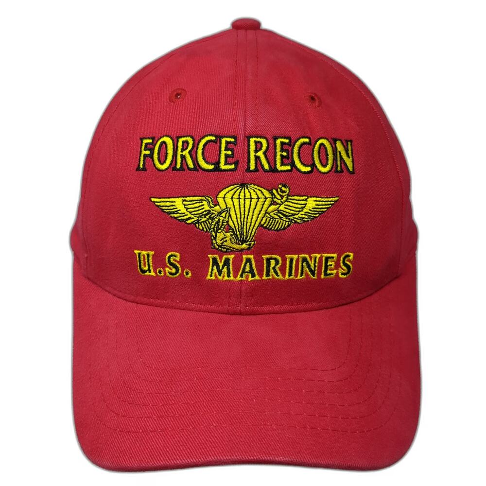 Propper Force Recon US Marines Red One Size Baseball Cap Hat Slideback Embroider